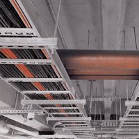 Steel cable tray