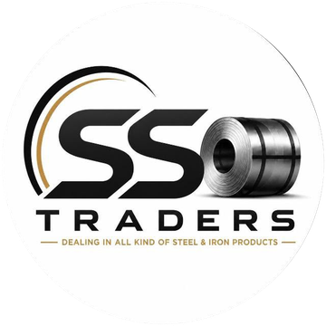 SS Traders logo — steel and iron products, Karachi